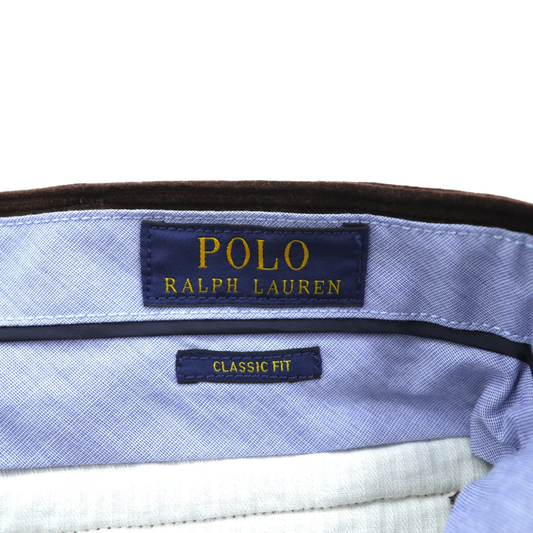 Polo Ralph Lauren コーデュロイ チノパンツ CLASSIC FIT スラックス L ブラウン 刺繍 アニマル 総柄 ハンティング
