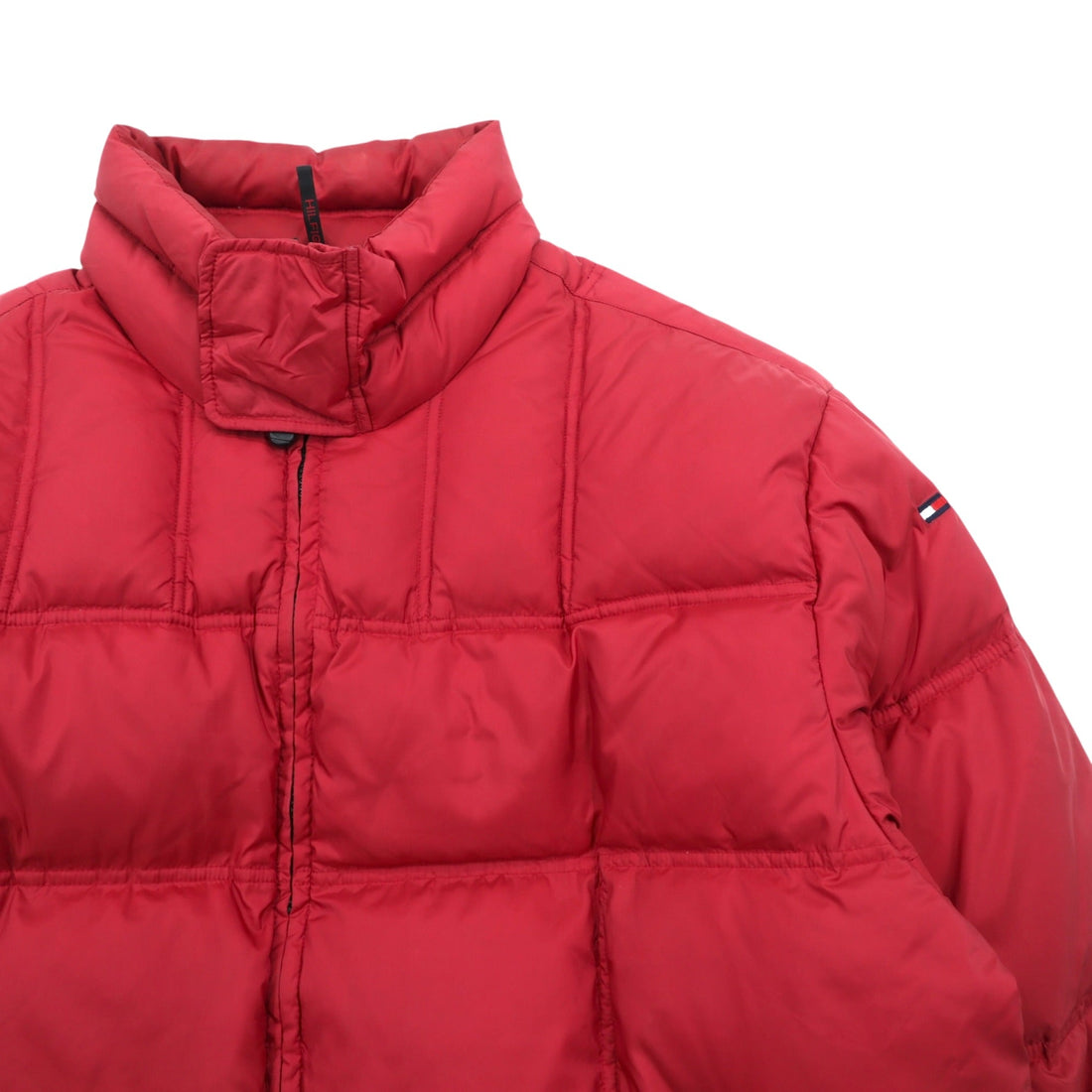 TOMMY HILFIGER 90s Volume Down Jacket XL Red Nylon