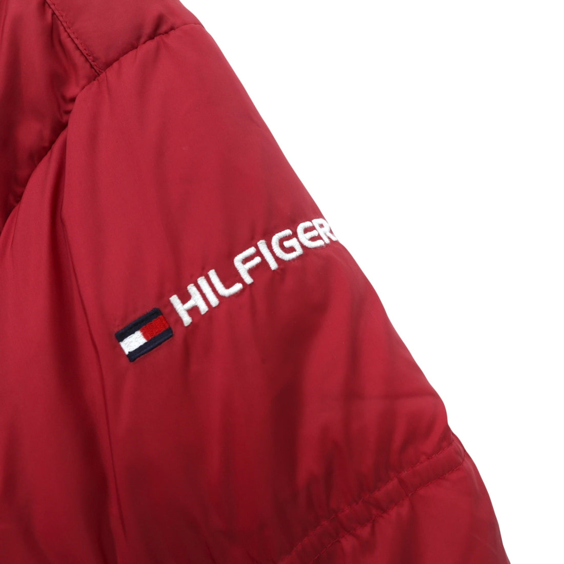 TOMMY HILFIGER 90s Volume Down Jacket XL Red Nylon