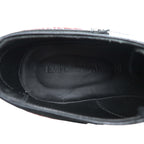 EMPORIO ARMANI コレクションライン 編み込み ドレスシューズ 26cm 厚底 ブラック レザー 本革 X4C503 XL404