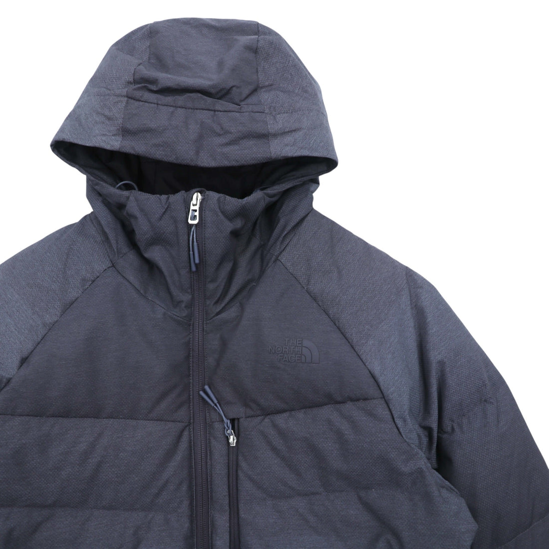 THE NORTH FACE 550フィルパワー グース ダウンジャケット L グレー 防水 DryVent ナイロン ドローコード Heavenly Down Jacket NF0A3KQZ