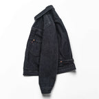 Levi's 大戦モデル 1st タイプ ビッグE デニム トラッカージャケット Gジャン S ブラック TYPE 1 短丈 ビッグサイズ シンチバック ダブルプリーツ PREMIUM A3174-0000
