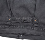 Levi's 大戦モデル 1st タイプ ビッグE デニム トラッカージャケット Gジャン S ブラック TYPE 1 短丈 ビッグサイズ シンチバック ダブルプリーツ PREMIUM A3174-0000