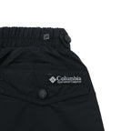 Columbia アウトドア 防水 ワイド ナイロン シェルパンツ L ブラック スキー スノーボード スノーゲイター SM8060