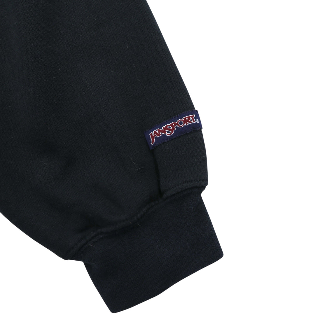 JANSPORT College Print Hoodie, XL, Black Cotton, Big Size, St. Petersburg