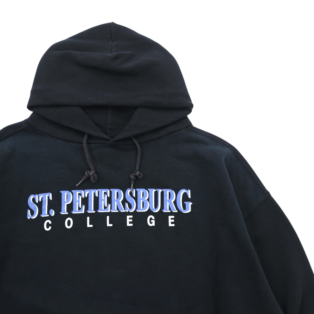 JANSPORT College Print Hoodie, XL, Black Cotton, Big Size, St. Petersburg