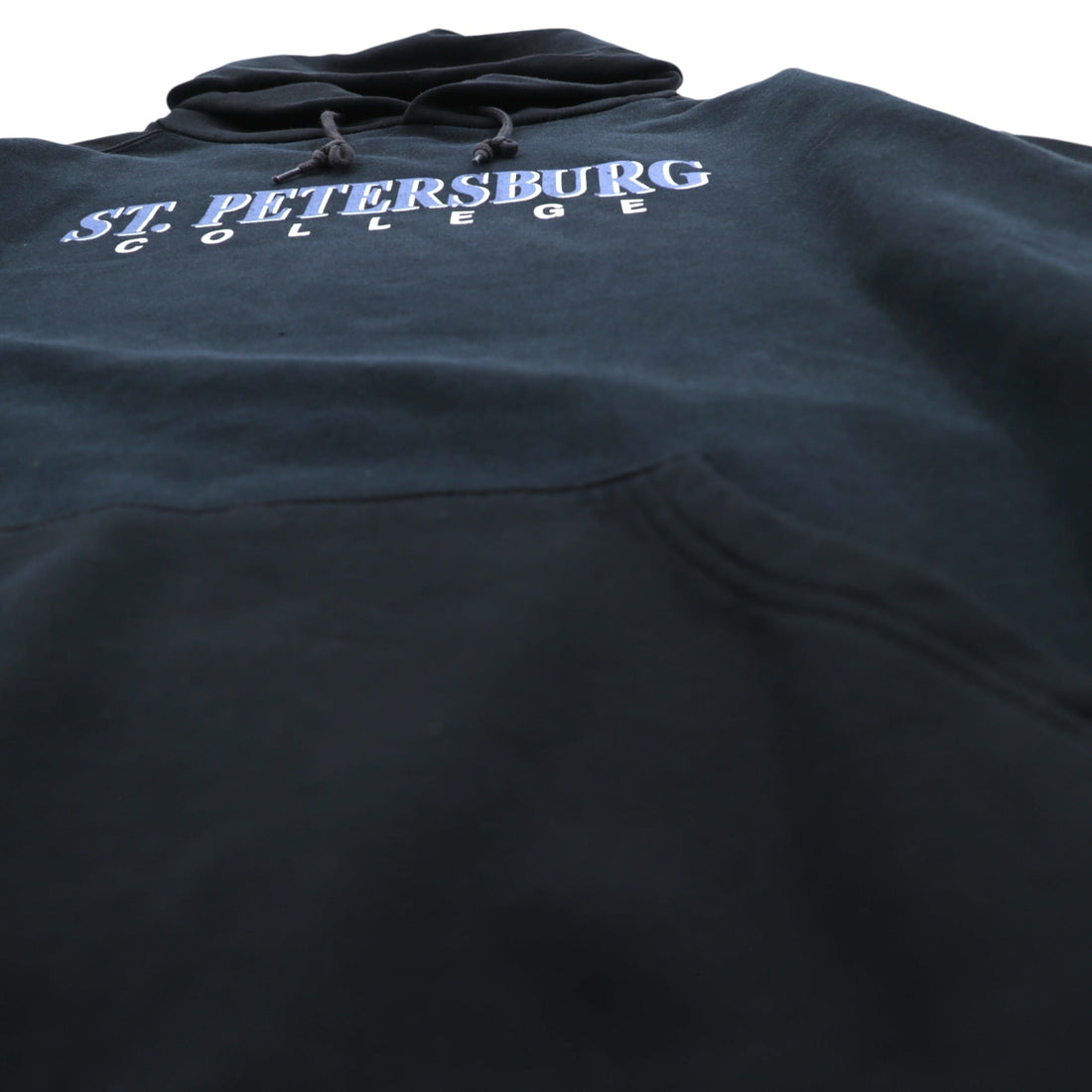 JANSPORT College Print Hoodie, XL, Black Cotton, Big Size, St. Petersburg