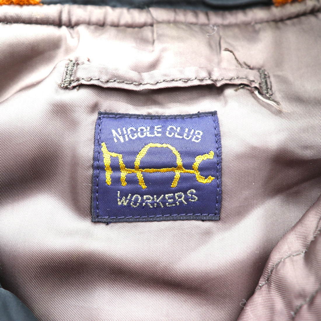 MONSIEUR NICOLE 90s Made in Japan N-3B Flight Jacket, XL, Black Nylon, CLUB WORKERS Padded Drawcord Rabbit Hoodie