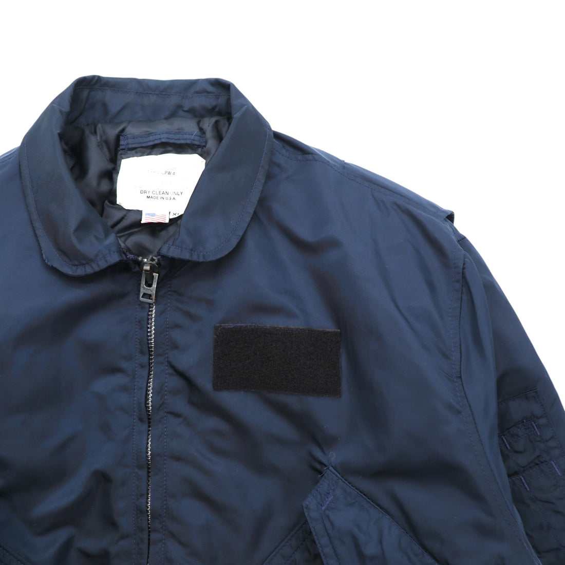 SPIEWAK Made in USA CPW-45 Flight Jacket, XL, Navy Nylon, T4526, I. & SONS INC., Short Length, SCOVILL Zipper