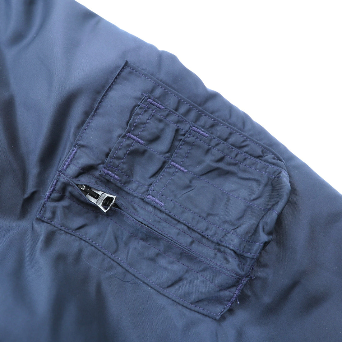 SPIEWAK Made in USA CPW-45 Flight Jacket, XL, Navy Nylon, T4526, I. & SONS INC., Short Length, SCOVILL Zipper