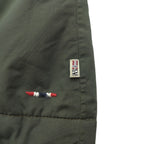 NAPAPIJRI ハーフジップ アノラックパーカー XL カーキ 中綿 ドローコード サイドジップ スリット Rainforest Jacket N0YGU0