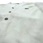 IZOD LACOSTE 70年代 USA製 ヴィンテージ アクリル ニット カーディガン L ホワイト 糸巻タグ ILGWUタグ UNION MADE