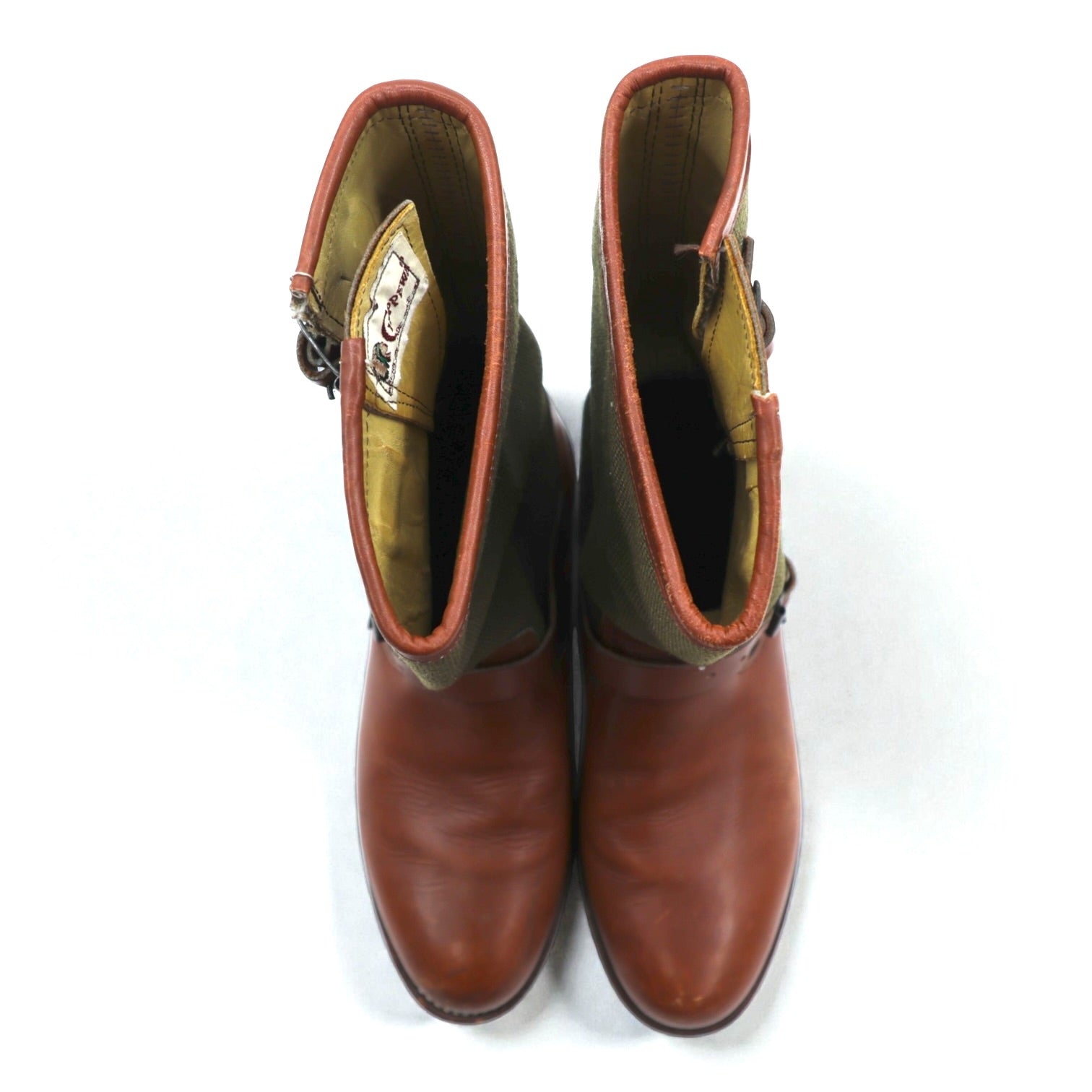 CHIPPEWA USA製 SNAKE BOOTS エンジニアブーツ 27cm レザー 本革 91915 コーデュラナイロン切替 Vibramソール