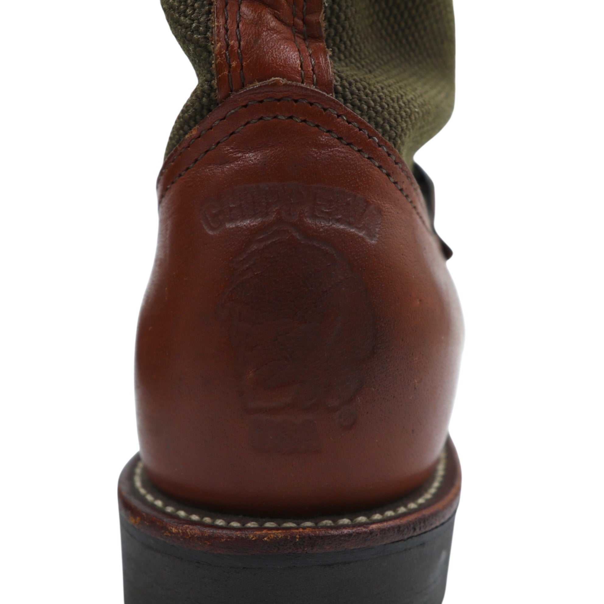 CHIPPEWA USA製 SNAKE BOOTS エンジニアブーツ 27cm レザー 本革 91915 コーデュラナイロン切替 Vibramソール