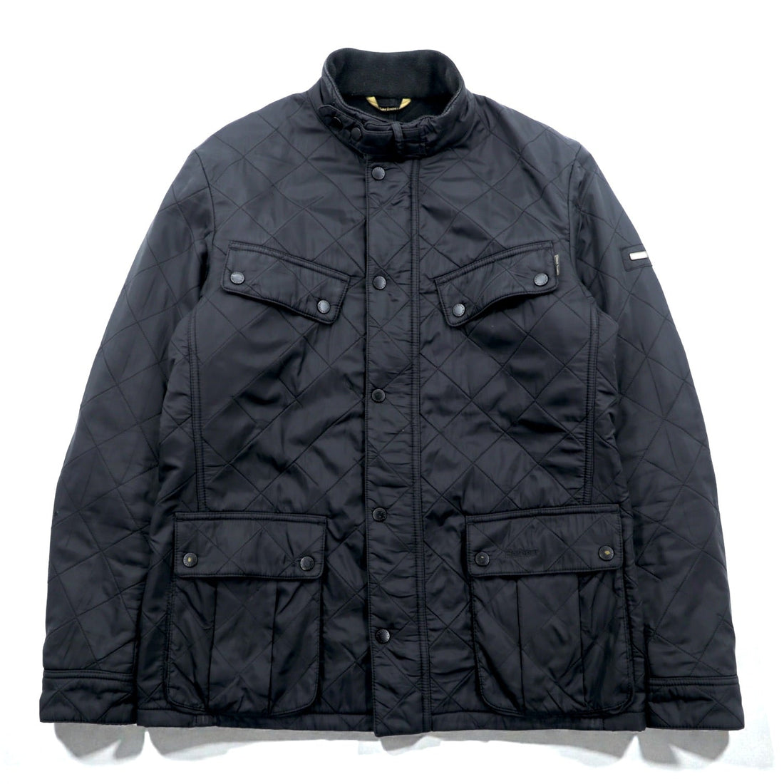 Barbour INTERNATIONAL Motorcycle Quilting Jacket, Large, Black Polyester, B.INTLARIEL POLARQUILT, MQU0365BK91