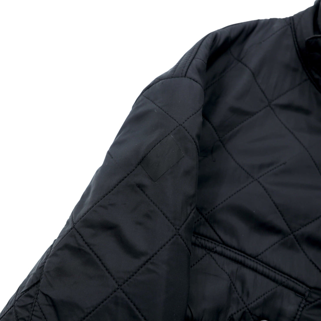 Barbour INTERNATIONAL Motorcycle Quilting Jacket, Large, Black Polyester, B.INTLARIEL POLARQUILT, MQU0365BK91