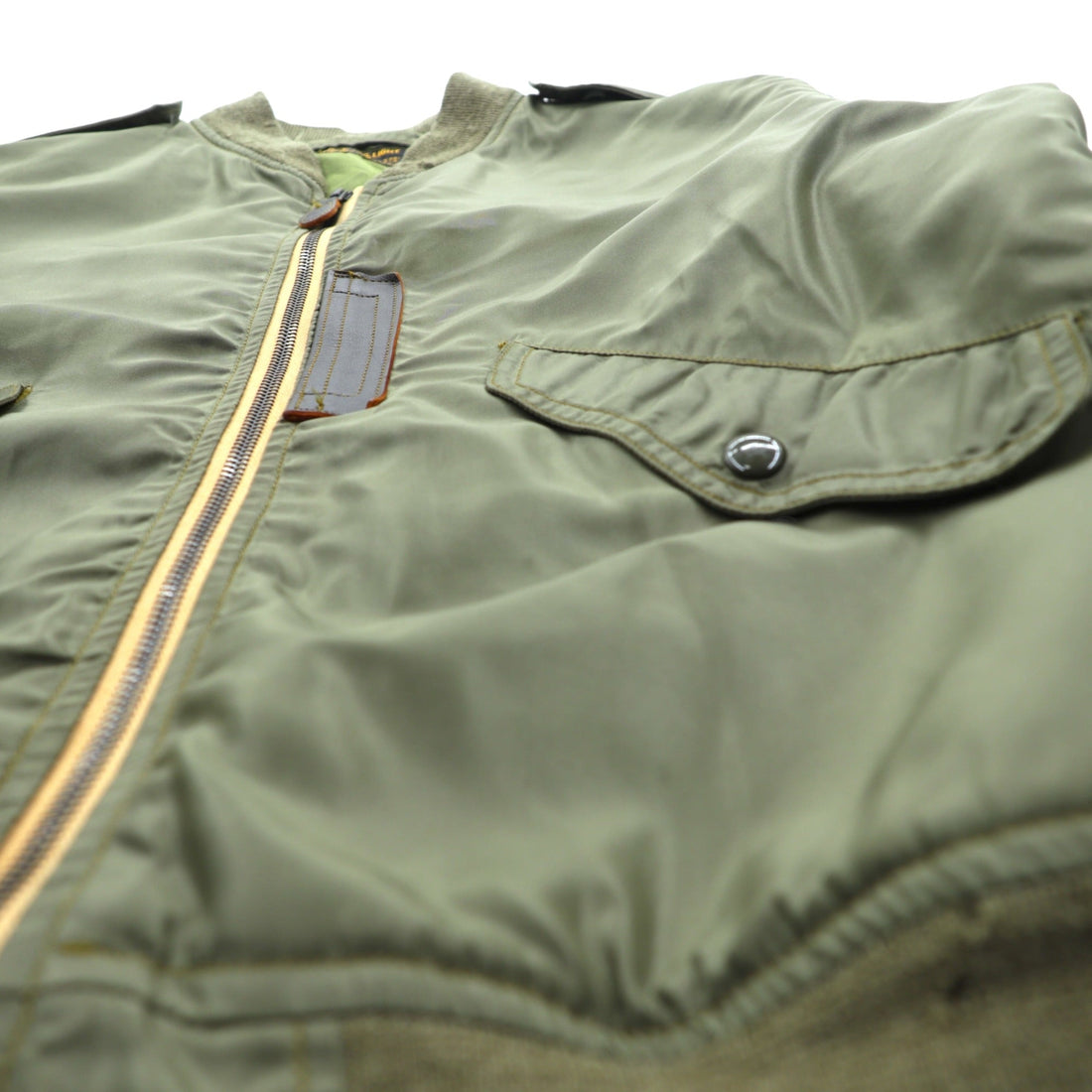 THE REAL McCOY'S 1950 Replica USAF Type L-2 Flight Jacket American Pad & Textile Co Size 40 MIL-J-5391 AF-12850 Military