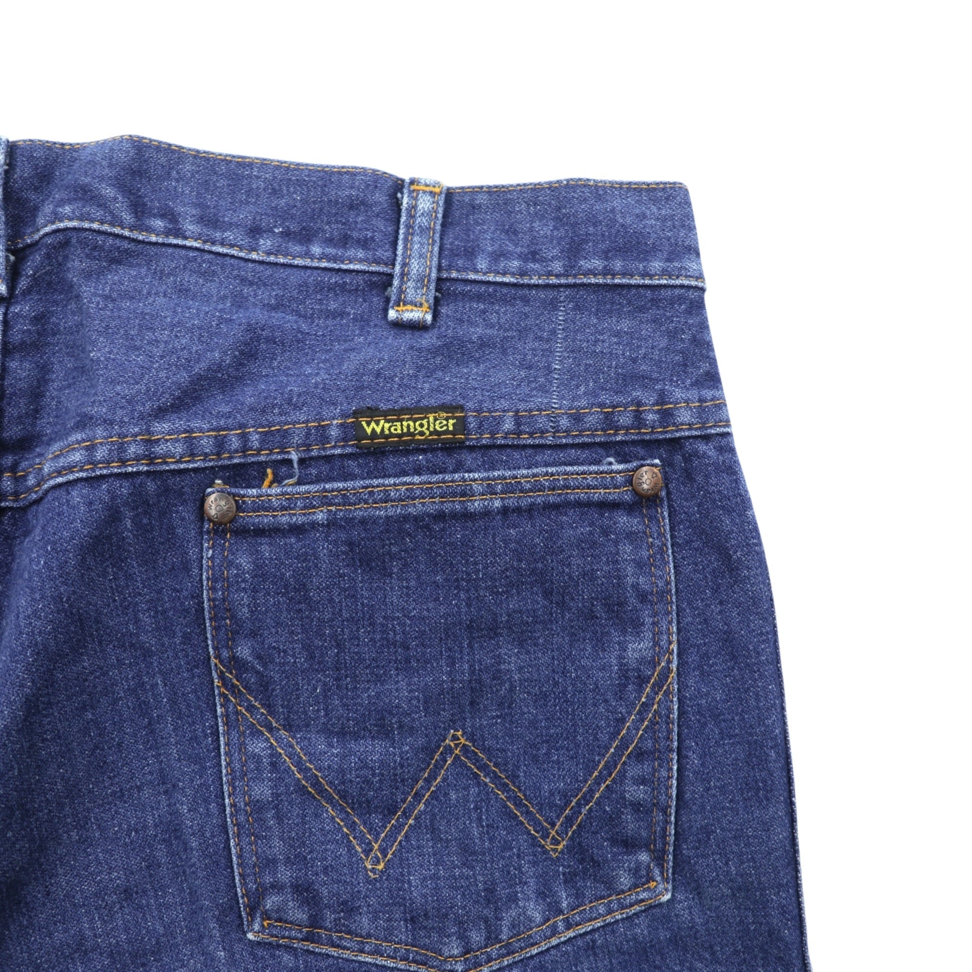 Wrangler 70年代 カナダ製 ヴィンテージ フレア デニムパンツ L インディゴ BLUE BELL ジーンズ TALONジップ