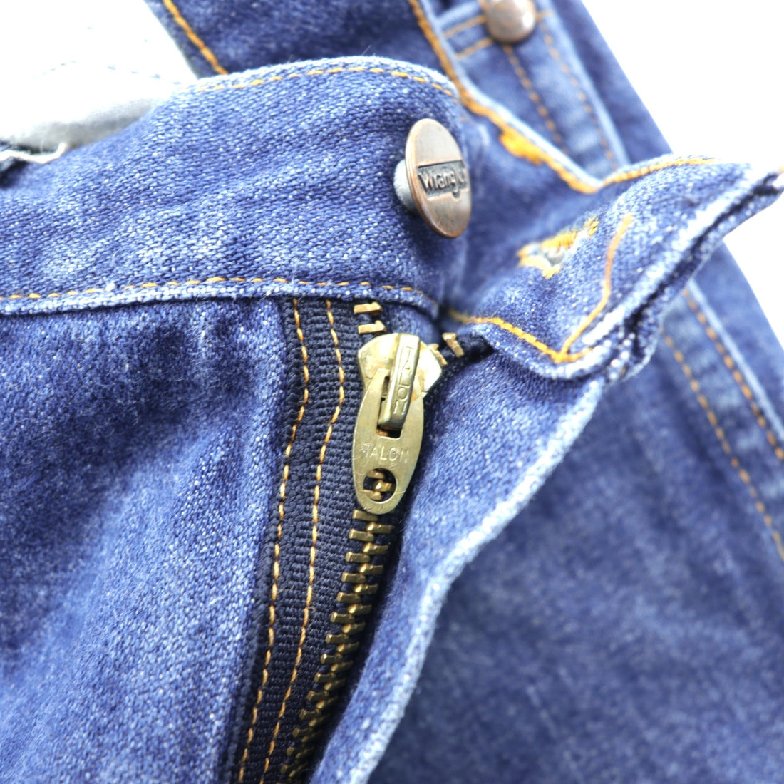 Vintage Wrangler Blue Bell Denim Jeans 36x31 Made in Canada TALON 42 Zipper 70s 80s