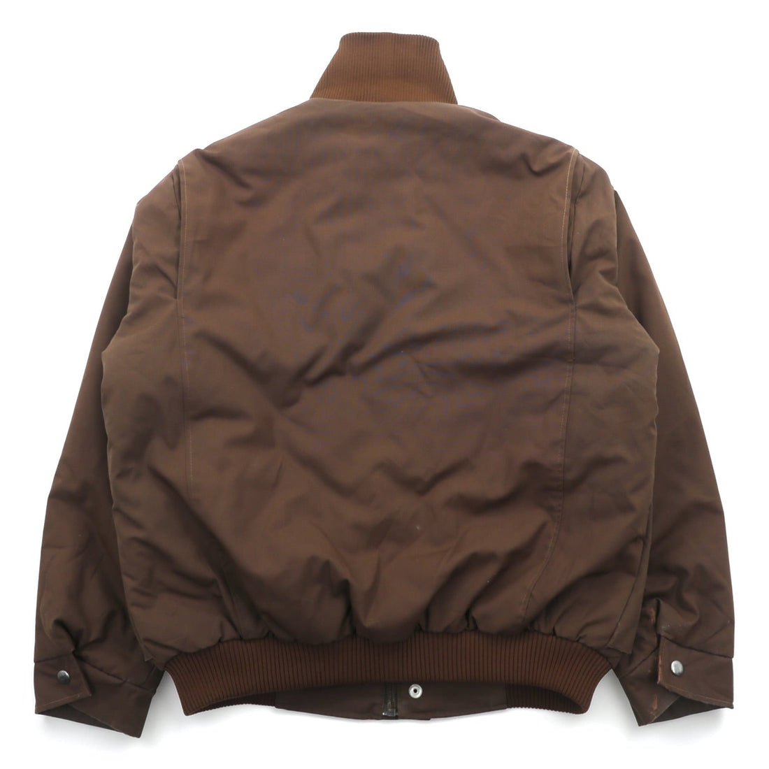 Vintage 70s 80s Czechoslovakian Army OTAVAN TŘEBOŇ Bomber Jacket Brown CSSR Military Surplus Size 54