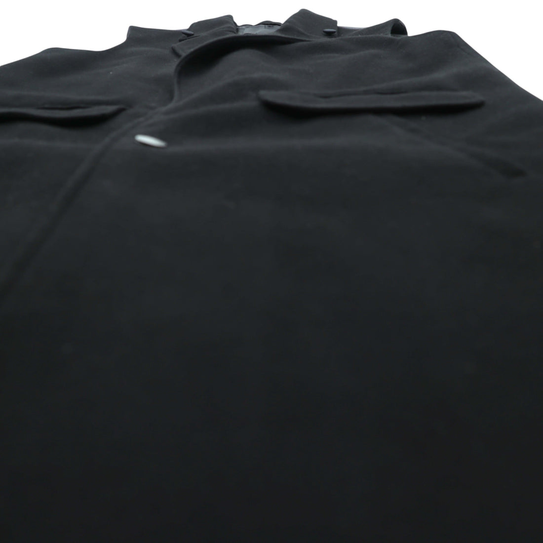 ALEXANDER WANG レザー切替 ノースリーブ コート ロングジレ S ブラック スナップボタン モード