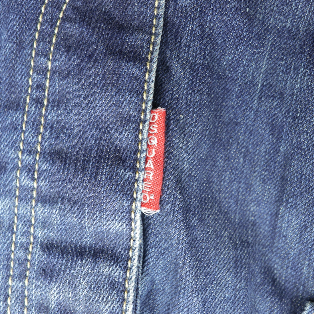 DSQUARED2 Distressed Denim Jeans Size 34/34 Made in Italy Destroyed Ripped Red Tag Fly