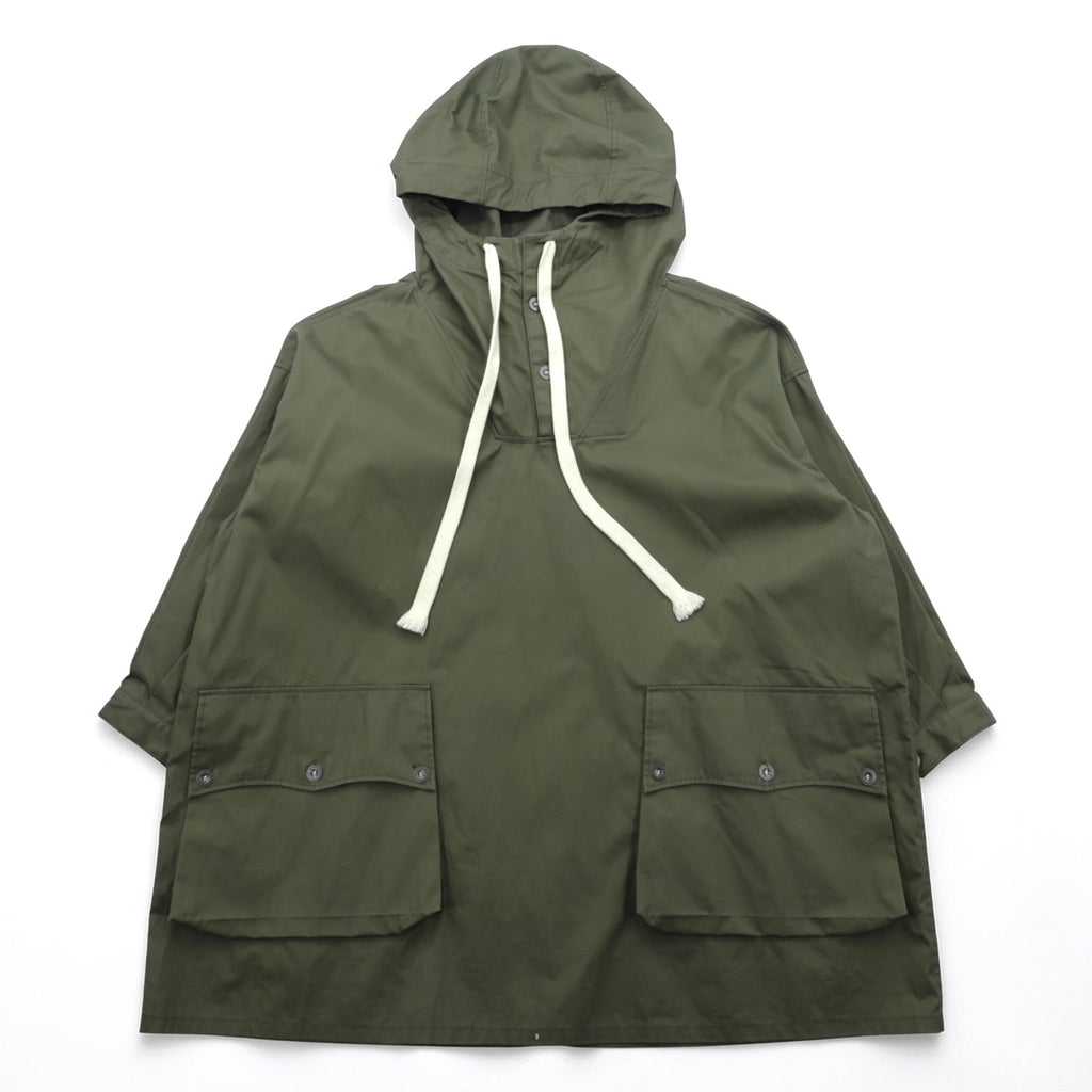 SOUMO アノラックオーバージャケット ANORAK OVER JACKET パーカー L ベンタイル コットン カーキ 10-SJ-001 日本製