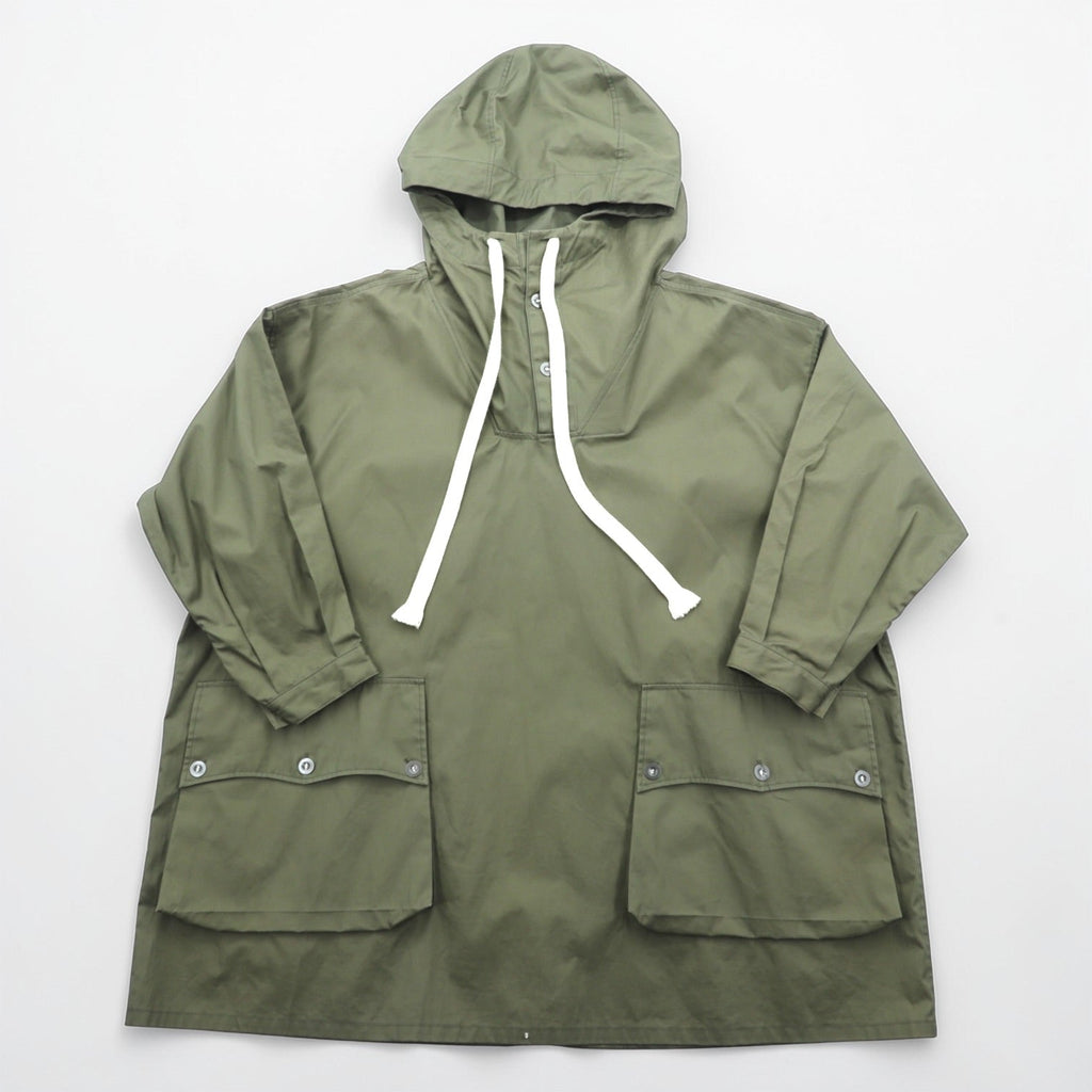 SOUMO アノラックオーバージャケット ANORAK OVER JACKET パーカー L ベンタイル コットン カーキ 10-SJ-001 日本製