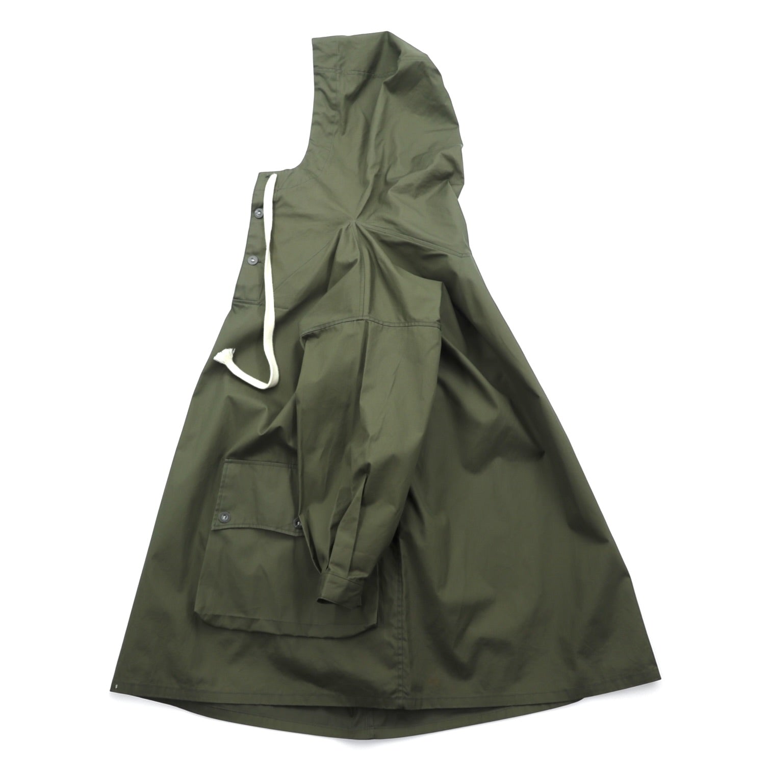 SOUMO アノラックオーバージャケット ANORAK OVER JACKET パーカー L ベンタイル コットン カーキ 10-SJ-001 日本製