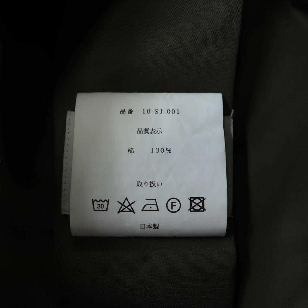 SOUMO アノラックオーバージャケット ANORAK OVER JACKET パーカー L ベンタイル コットン カーキ 10-SJ-001 日本製