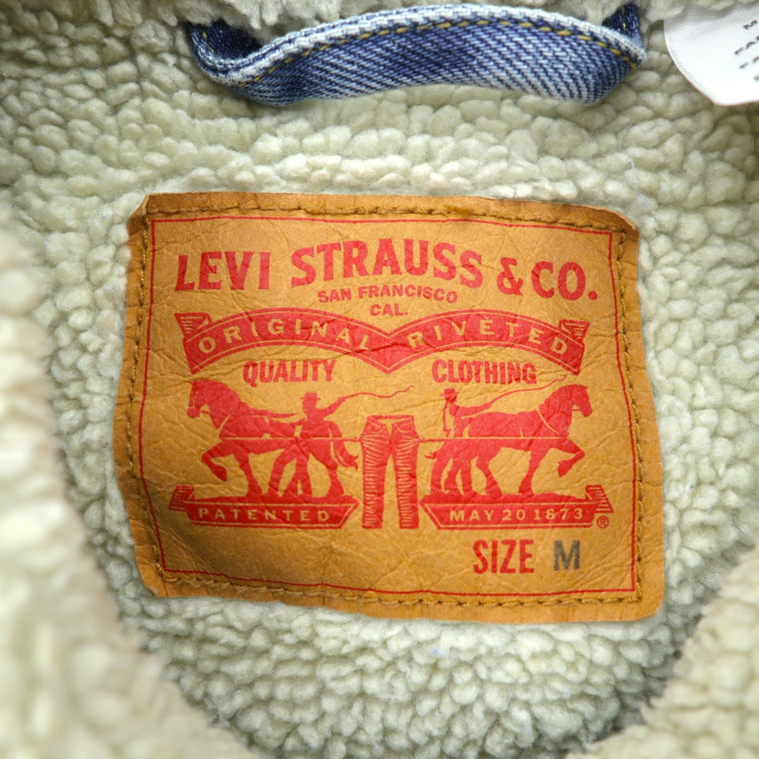 Levi's シェルパ トラッカージャケット 裏ボア デニムジャケット M インディゴ Gジャン