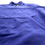 Polo Ralph Lauren ハーフジップ コーデュロイ スウェット トレーナー M ネイビー スモールポニー刺繍 フロント カンガルーポケット