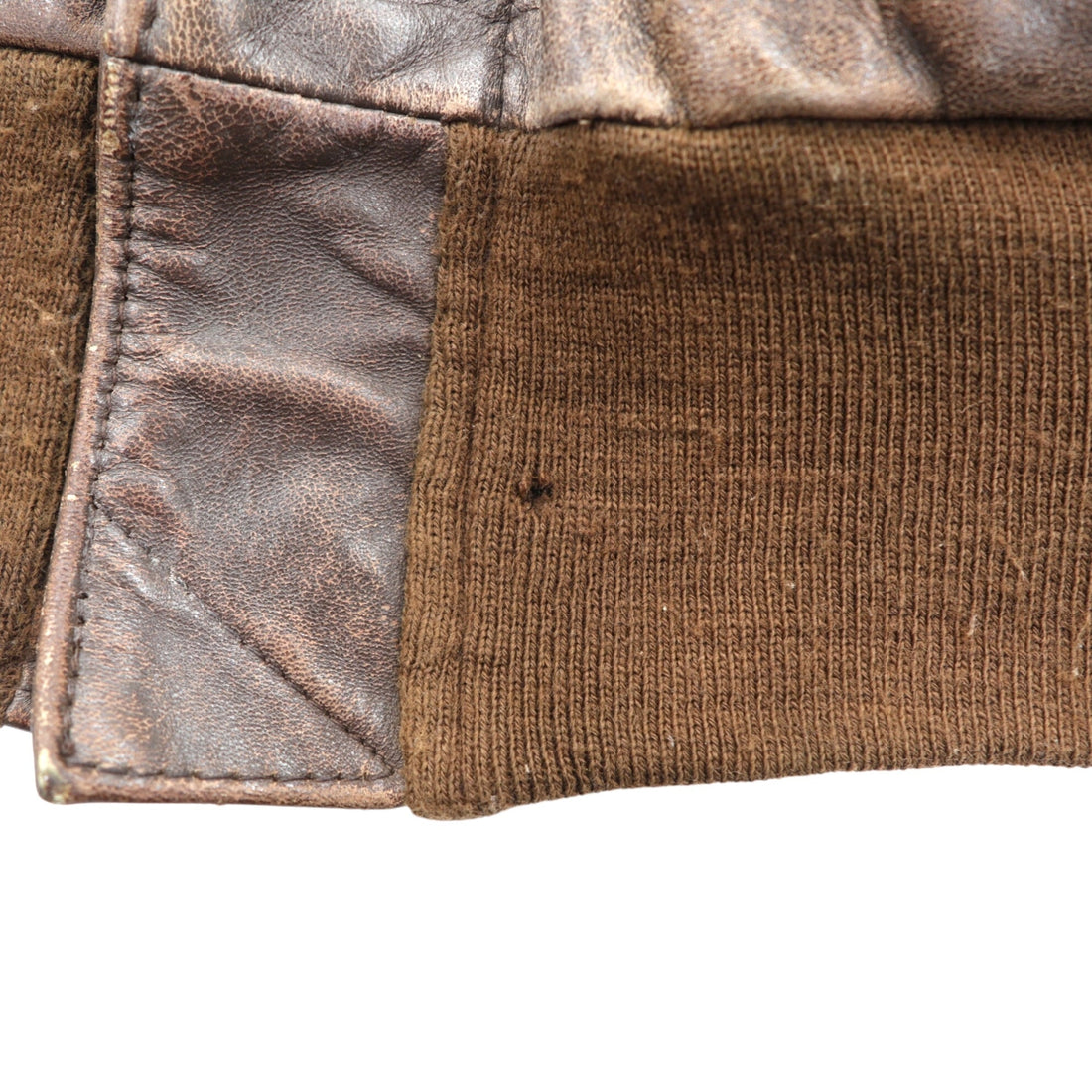 AVIREX USA Vintage Horsehide A-2 Leather Flight Jacket XL Brown 1978-01 SCOVILL GRIPPER Zips