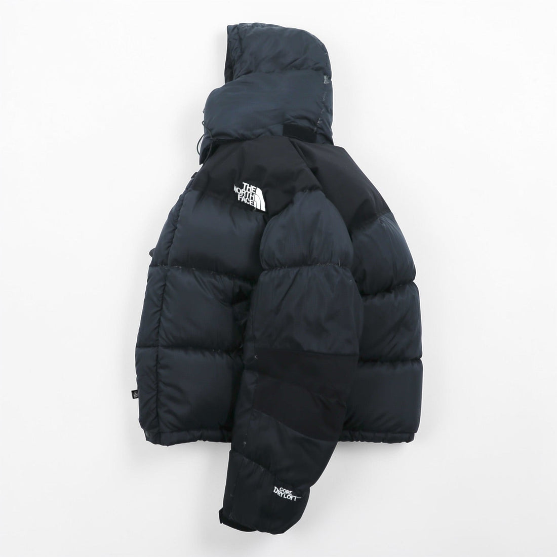 THE NORTH FACE 90s GORE DRYLOFT Nuptse Down Jacket S Black Drawcord SUMMIT JACKET 700 Fill Power
