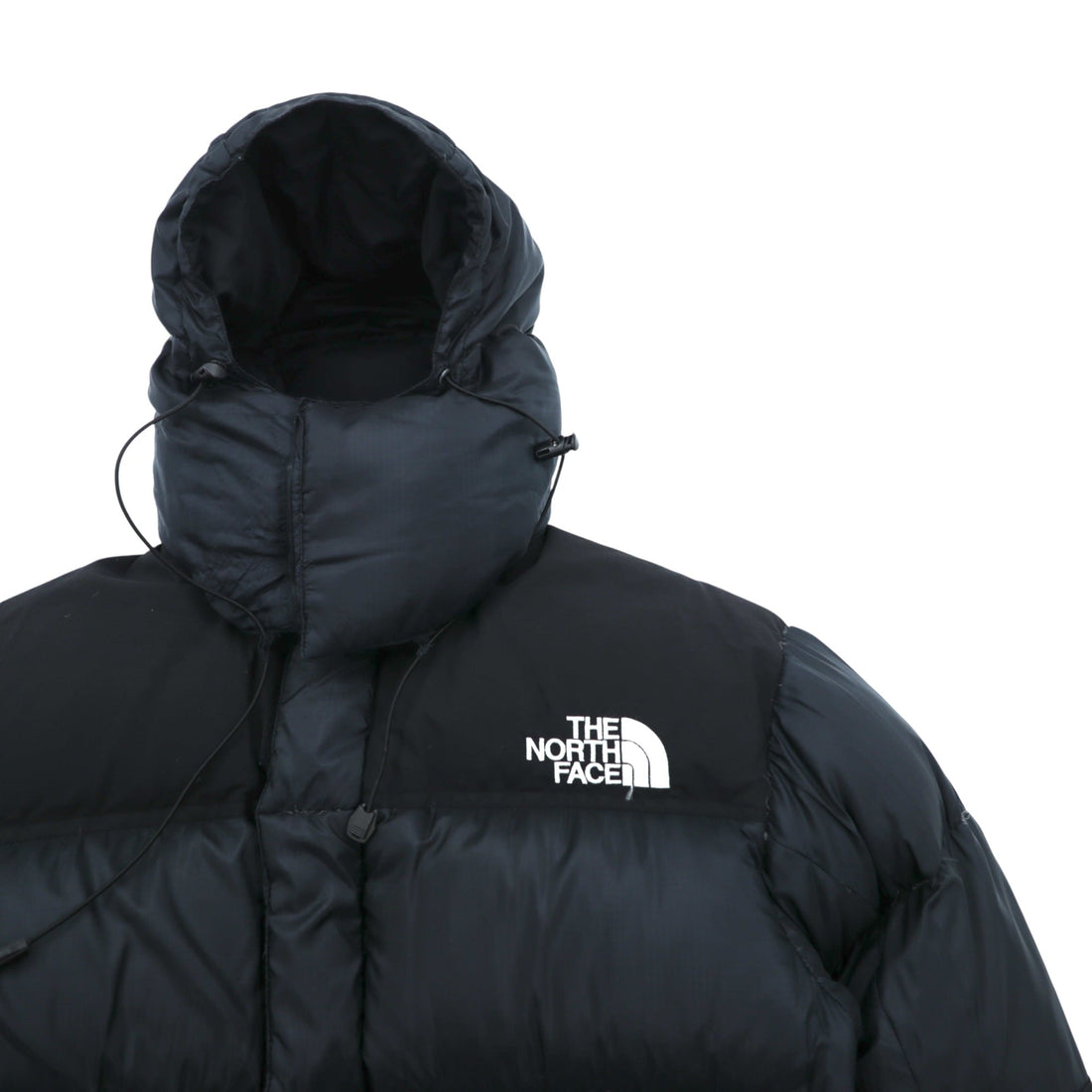 THE NORTH FACE 90s GORE DRYLOFT Nuptse Down Jacket S Black Drawcord SUMMIT JACKET 700 Fill Power