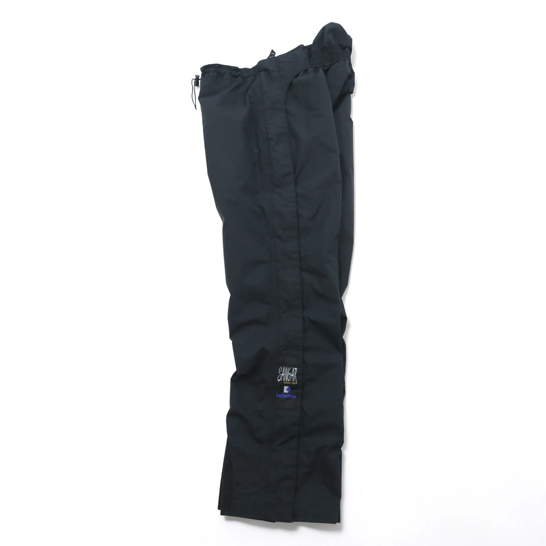 Lafuma 90s GORE-TEX Outdoor Overpants M Black Waterproof Drawcord Made in Hungary