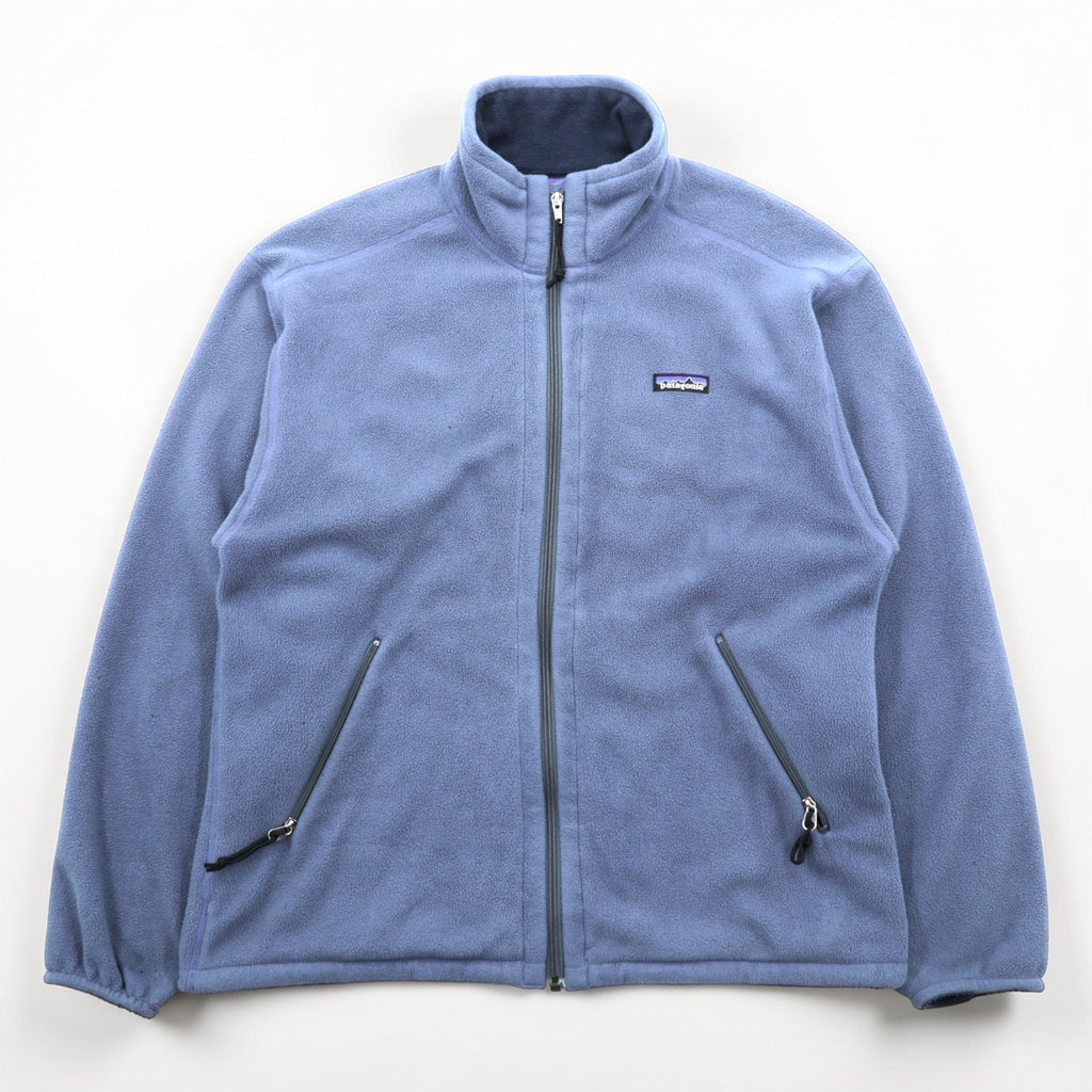 Patagonia 90年代 USA製 シンチラ SYNCHILLA フリースジャケット ウィンドプルーフジャケット M ブルー ドローコード ビッグサイズ