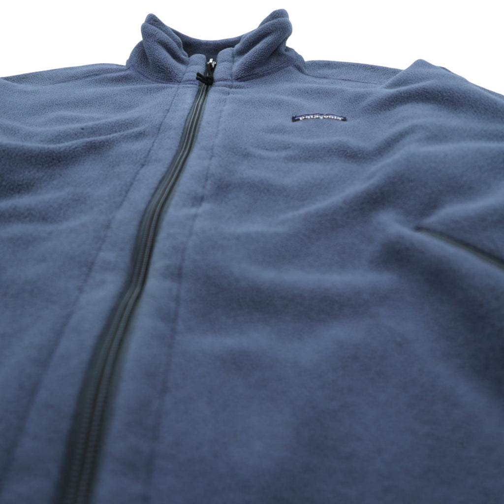 Patagonia 90年代 USA製 シンチラ SYNCHILLA フリースジャケット ウィンドプルーフジャケット M ブルー ドローコード ビッグサイズ