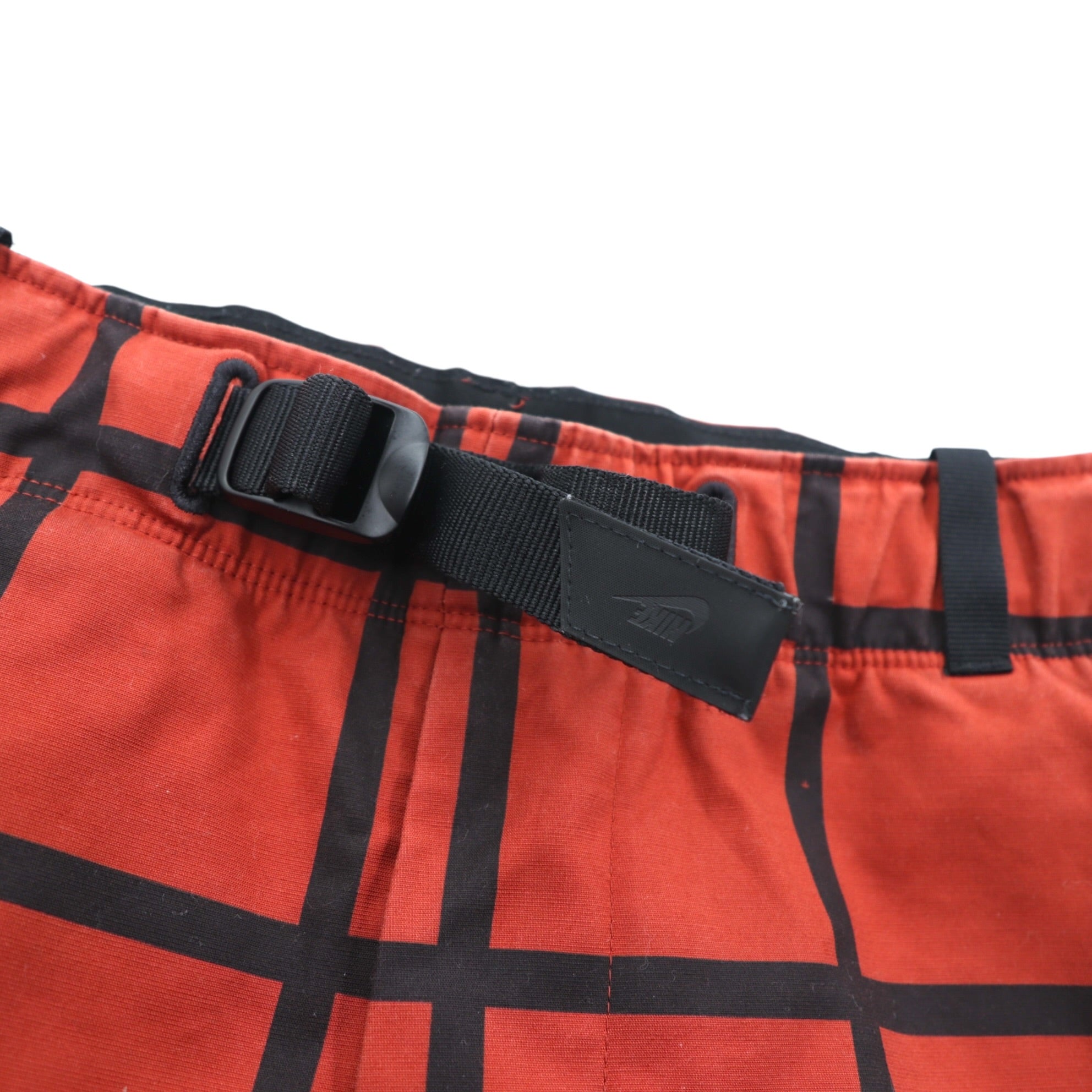 NIKE × Patta カーゴパンツ S レッド チェック ストレッチ NRG Cargo Pant ウェビングベルト AH6489-689