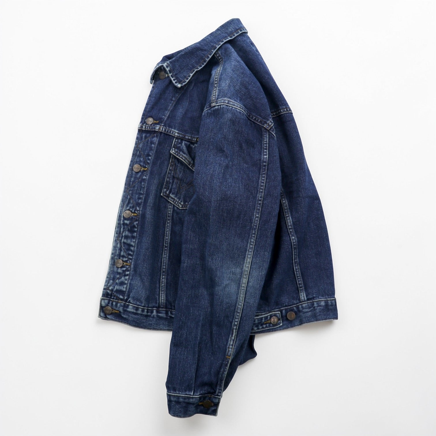 Wrangler 90年代 デニムジャケット Gジャン M インディゴ AUTHENTIC WESTERN 4ポケット