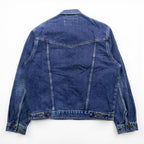 Wrangler 90年代 デニムジャケット Gジャン M インディゴ AUTHENTIC WESTERN 4ポケット