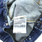 Wrangler 90年代 デニムジャケット Gジャン M インディゴ AUTHENTIC WESTERN 4ポケット