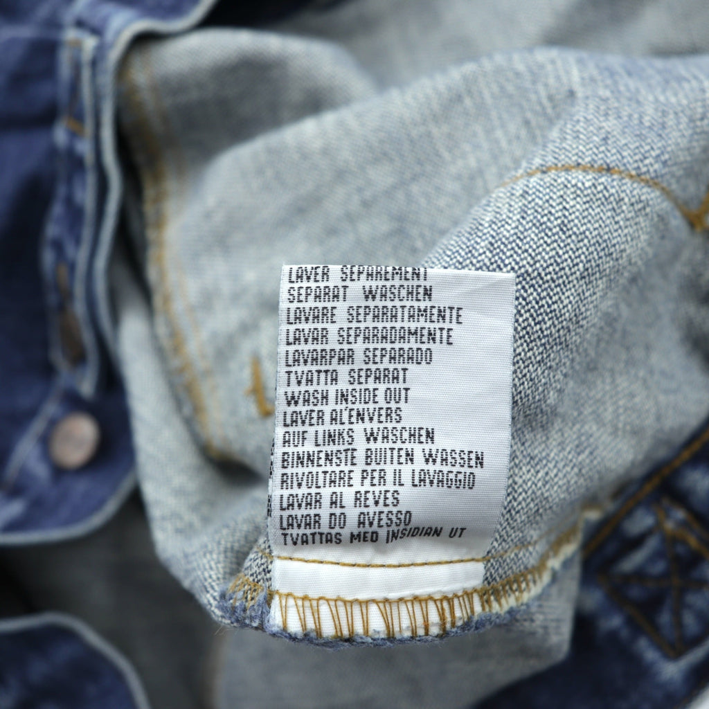 Wrangler 90年代 デニムジャケット Gジャン M インディゴ AUTHENTIC WESTERN 4ポケット