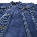 Wrangler 90年代 デニムジャケット Gジャン M インディゴ AUTHENTIC WESTERN 4ポケット