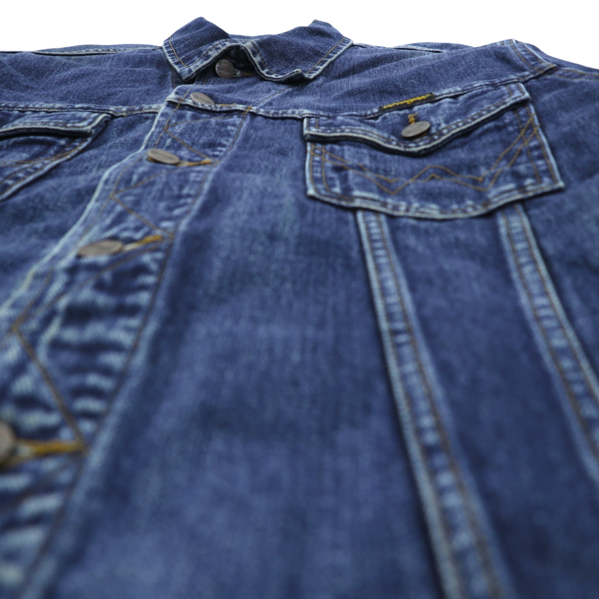 Wrangler 90年代 デニムジャケット Gジャン M インディゴ AUTHENTIC WESTERN 4ポケット