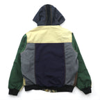 carhartt リメイク 再構築 カラーブロック ダック アクティブジャケット パーカー L マルチカラー クレイジーパターン