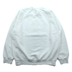 Sasquatchfabrix. ヴィンテージ加工 スウェット トレーナー L ホワイト 労働者を大切に VINTAGE SWEATSHIRT 22AW-CSS-004