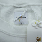 Sasquatchfabrix. ヴィンテージ加工 スウェット トレーナー L ホワイト 労働者を大切に VINTAGE SWEATSHIRT 22AW-CSS-004