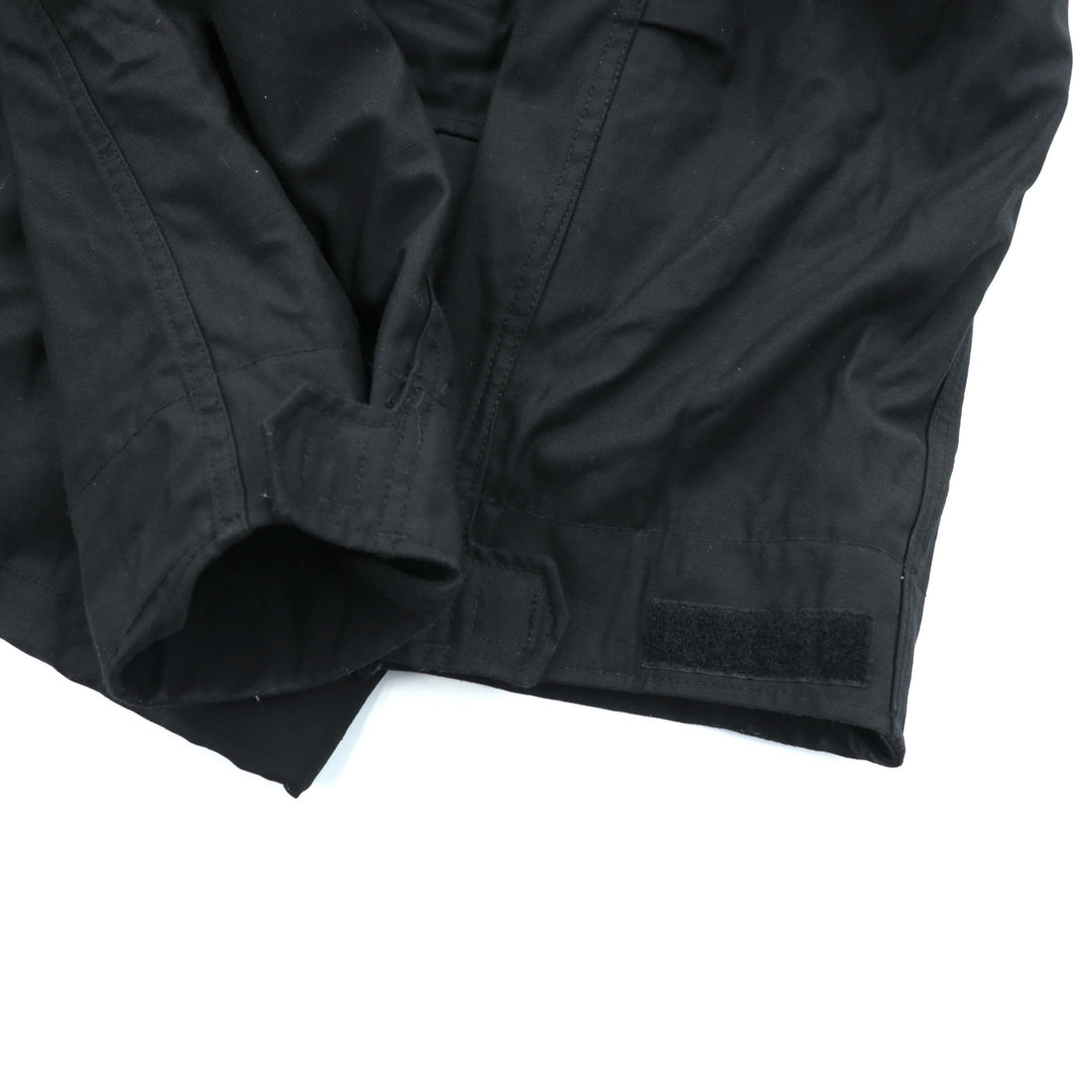 ALPHA INDUSTRIES, INC. USA製 M-65 フィールドジャケット ミリタリージャケット L ブラック ドローコード エポレット 8415-01-099-7838 US ARMY 米軍