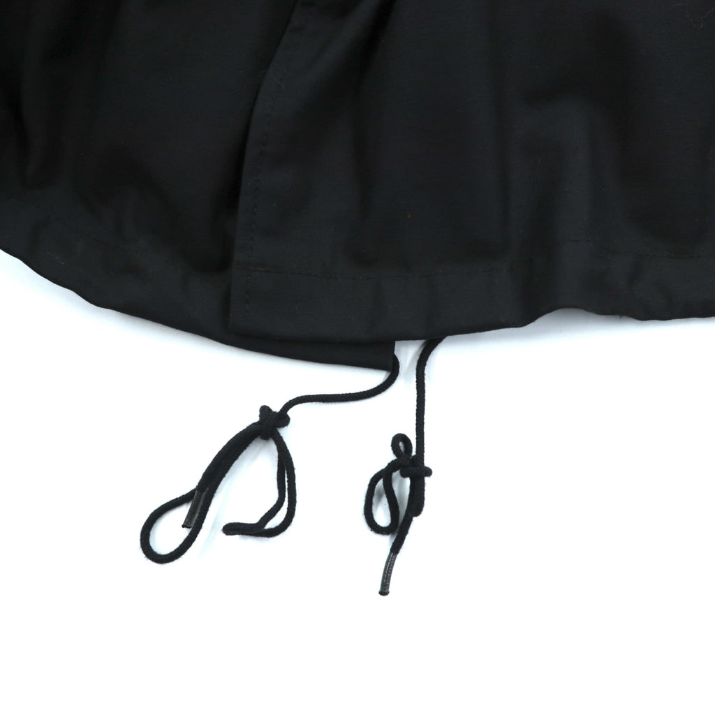 ALPHA INDUSTRIES, INC. USA製 M-65 フィールドジャケット ミリタリージャケット L ブラック ドローコード エポレット 8415-01-099-7838 US ARMY 米軍